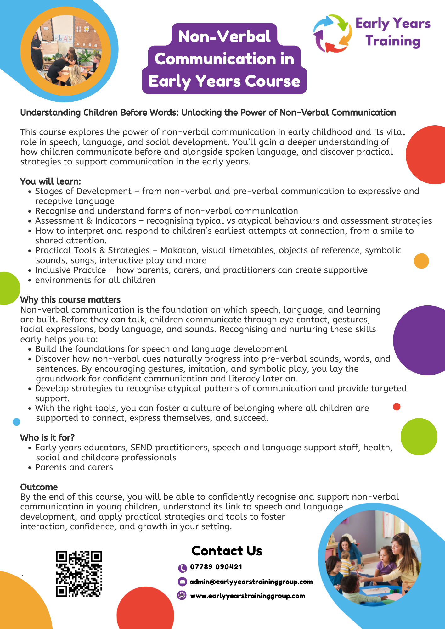 Non-Verbal Communication in Early Years - Face-to-Face